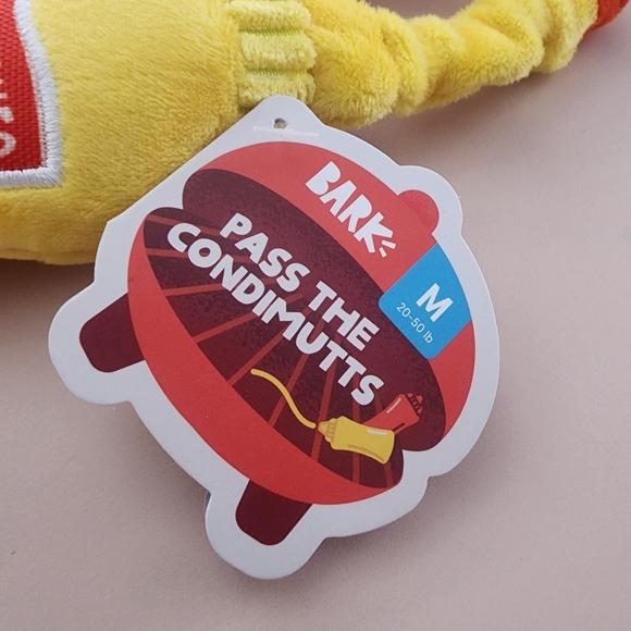 Bark Pass the Condimutts Dog Toy-Terrific Tug Toy, Squeaker, Crazy Crinkle Toy - Picture 3 of 7